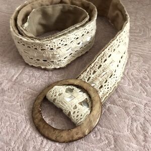 Vintage Cotton Lace Belt